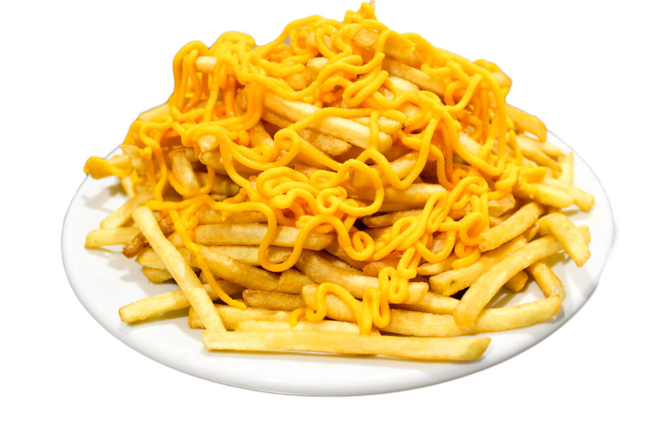 Batata com Cheddar - Meia-Porção